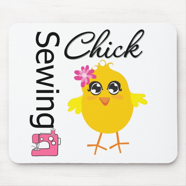 Sewing Chick Mouse Pad (Front)