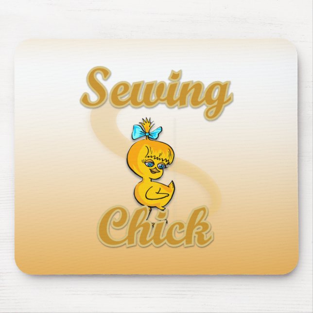 Sewing Chick Mouse Pad (Front)