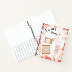 Sewing Diary Notebook