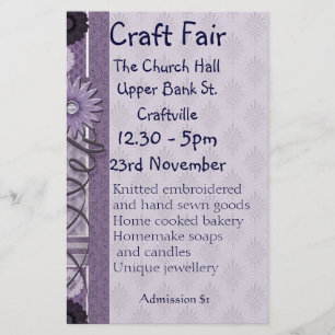 Sewing, Embroidery and Decorative Crafts Fair Flye Flyer
