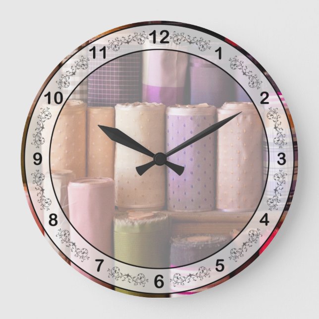 Sewing - Fabric  Large Clock (Front)