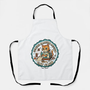 Sewing Fashion Design Cat Cat Lover Gift - Sewing Apron