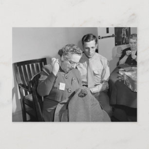Sewing for the Cause, 1943 Postcard