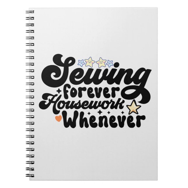 Sewing Forever Notebook (Front)