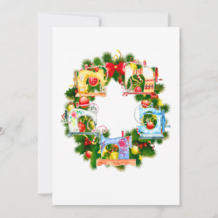 Sewing Gift Merrry Christmas Sewing Gifts Thank You Card
