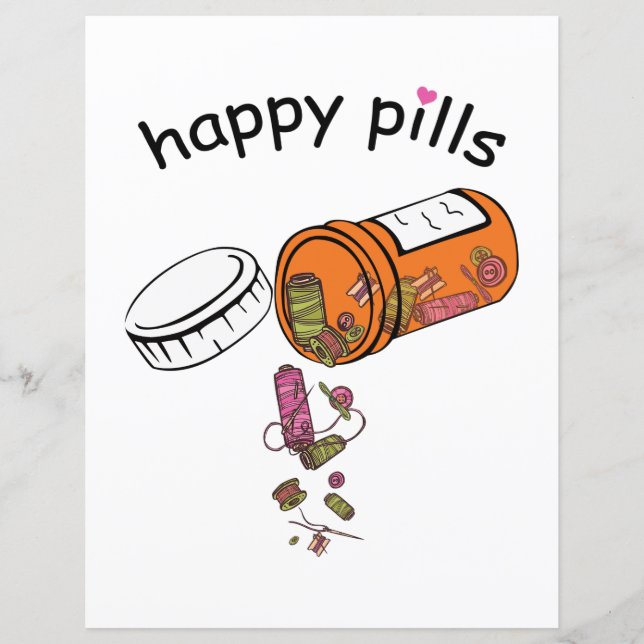 Sewing | Happy Pills Sewing (Front)