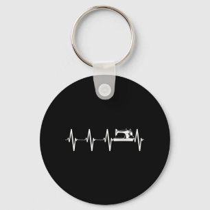 Sewing Heartbeat Sewing Lover Keychain