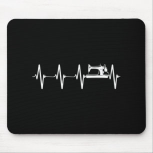 Sewing Heartbeat Sewing Lover Mouse Pad