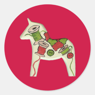 Sewing Horse Sticker