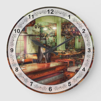 Sewing - Industrial - The sweat shop Large Clock