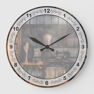 Sewing - Inudstrial - Quality Linens Large Clock