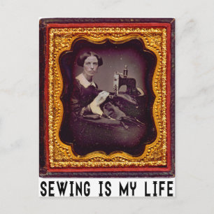 Sewing Is My Life Postcard