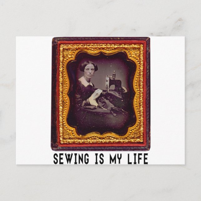 Sewing Is My Life Postcard (Front)