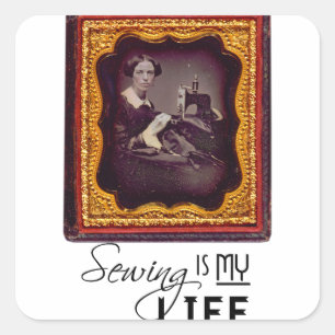 Sewing Is My Life Square Sticker