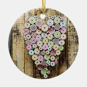 SEWING IS MY LOVE-ORNAMENT CERAMIC ORNAMENT