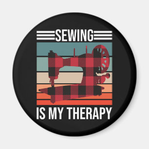 Sewing Is My Therapy Magnet