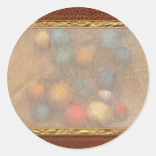Sewing - Knitting - Yarn for cats Classic Round Sticker