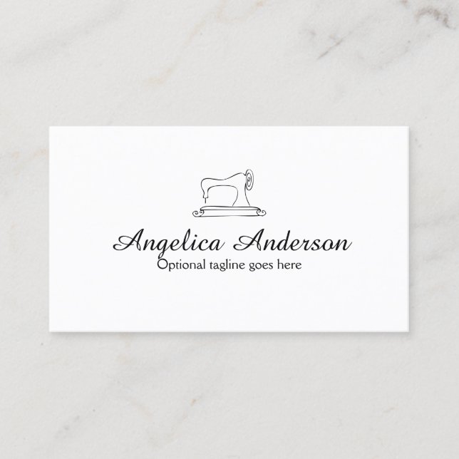 Sewing Machine Business Card (Front)