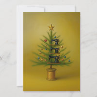 Sewing machine Christmas tree Happy Crafty Xmas