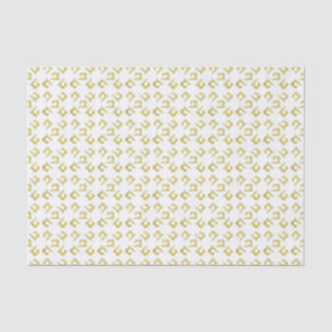 Sewing Machine Crafts Faux Foil Gold Tissue Paper
