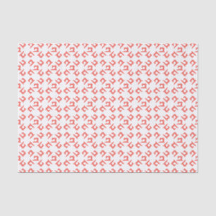 Sewing Machine Crafts Living Coral Tissue Paper