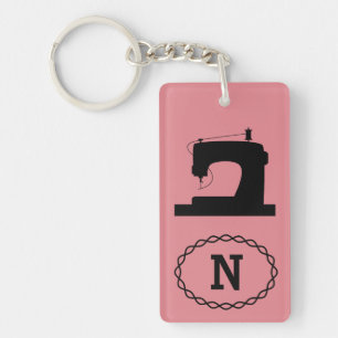Sewing Machine Custom Colour/Text Light Keychain