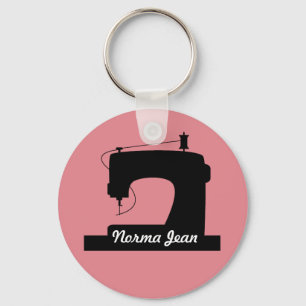 Sewing Machine Custom Colour/Text Light Keychain