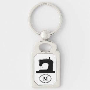 Sewing Machine Custom Initial/Colour Light Keychain