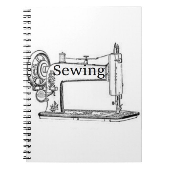 Sewing Machine Design Notebook (Front)