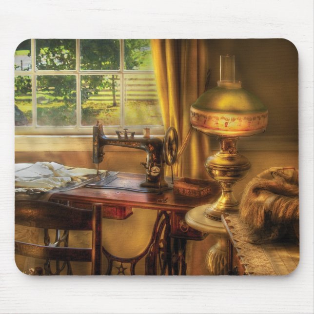 Sewing Machine  - Domestic Sewing Machine Mouse Pad (Front)