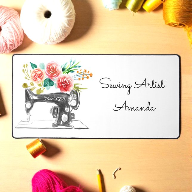 Sewing Machine Dressmaker Tailor Crafter Desk Mat (Creator Uploaded)