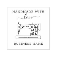 Sewing Machine Handmade with Love Chic Custom