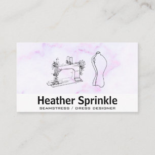 Sewing Machine   Mannequin  Business Card