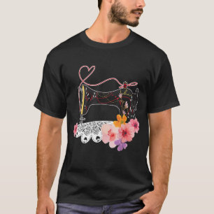 Sewing Machine Seamstress Tailor Sew Gift Women Ki T-Shirt