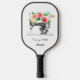 Sewing Machine Tailor Quilter Crafter Pickleball Paddle