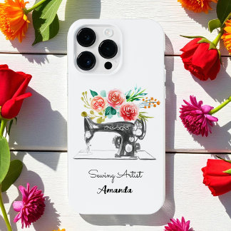 Sewing Machine Tailor Seamstress Quilter iPhone 14 Pro Case