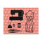 Sewing Machine Thread Dressmaker Pink Pattern