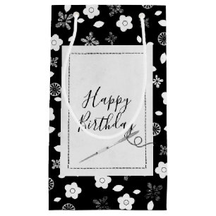 Sewing Needle Birthday  Small Gift Bag