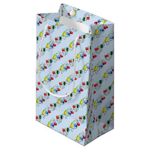 sewing notions print small gift bag