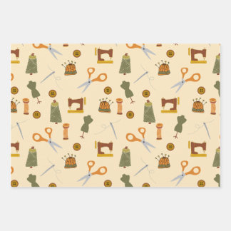 Sewing Notions Wrapping Paper
