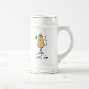 Sewing Nut T-shirts and Gifts Beer Stein