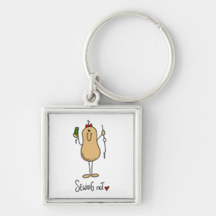 Sewing Nut T-shirts and Gifts Keychain