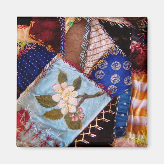Sewing - Patchwork - Grandma's quilt Magnet (Front)