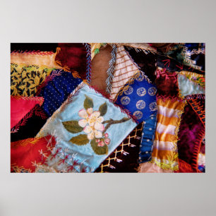 Sewing - Patchwork - Grandma's quilt Poster