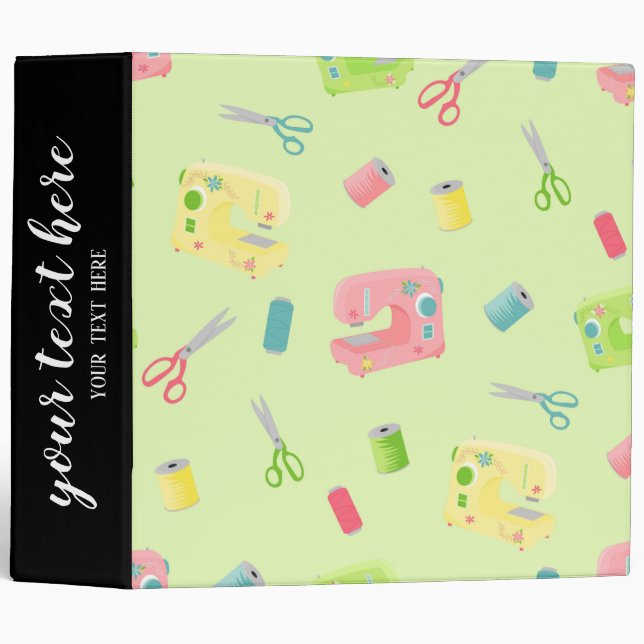 Sewing pattern binder (Front/Spine)