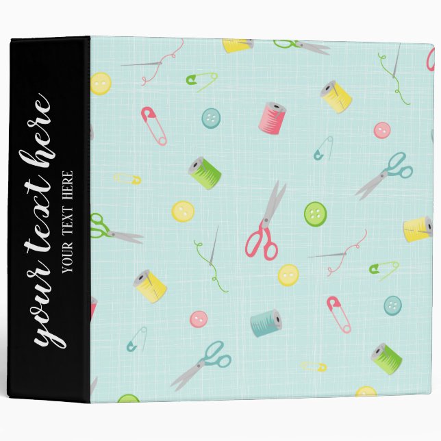 Sewing pattern binder (Front/Spine)