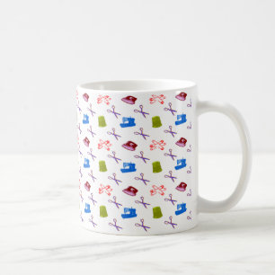sewing pattern mug