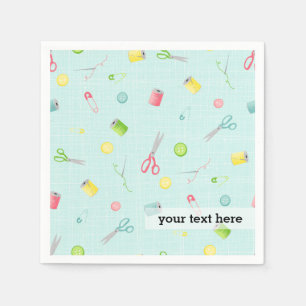 Sewing pattern napkin