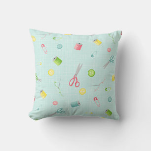 Sewing pattern throw pillow