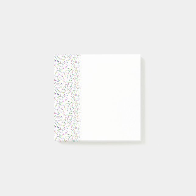 Sewing Pins White Dressmaker Seamstress Tailor Post-it Notes (Front)